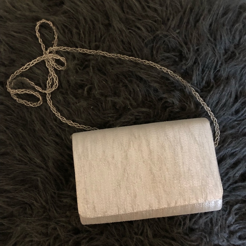 Silver Formal Clutch JUST LIKE NEW
